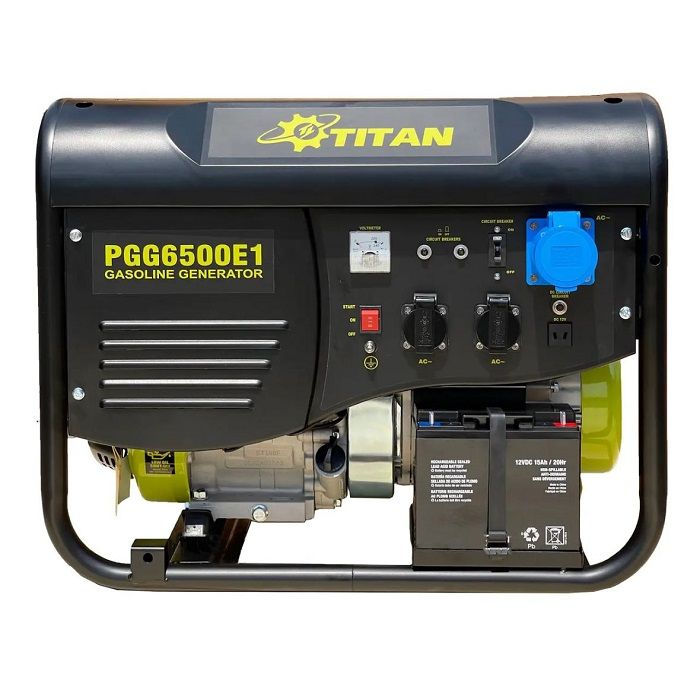 Генератор бензиновый 5.5 кВт TITAN PGG6500E1