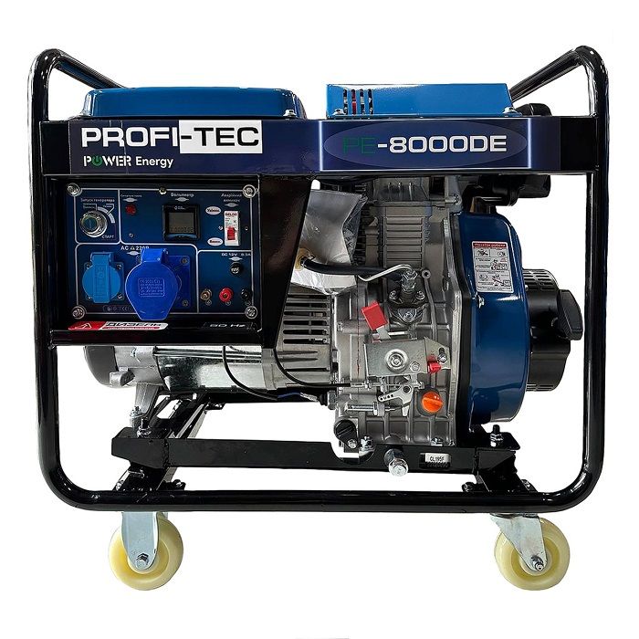 Генератор дизельный 8.5 кВт PROFI-TEC PE-8000DE