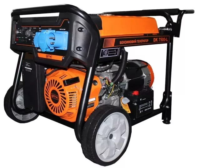 Генератор бензиновый 7.5 кВт GTM DK7500-L