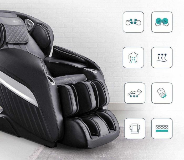 Масажне крісло з масажем для ніг Naipo MGC-A350 Full Body Music Massage Chair