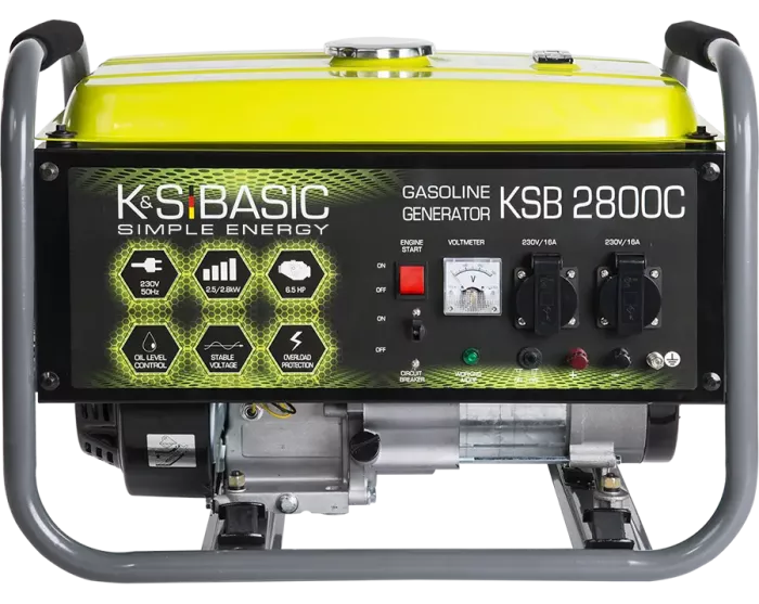 Генератор бензиновый 2.8 кВт Германия KSB 2800C