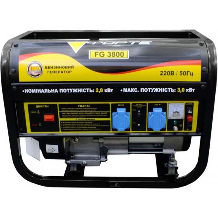 Генератор бензиновий 3 кВт FORTE FG3800