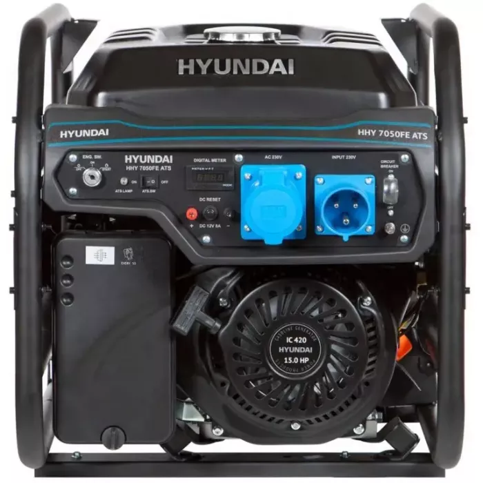 Генератор бензиновий 5.5 кВт Корея HHY 7050FE ATS