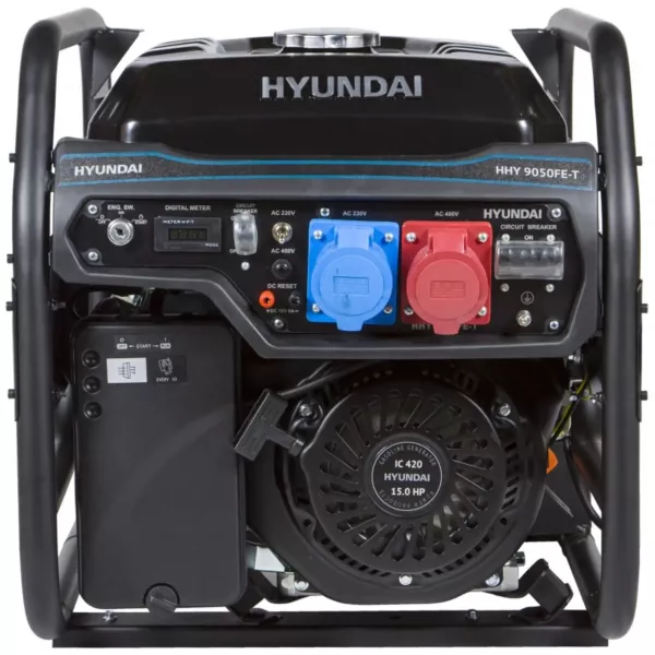 Генератор бензиновий 6.5 кВт Корея HHY 9050FE-T