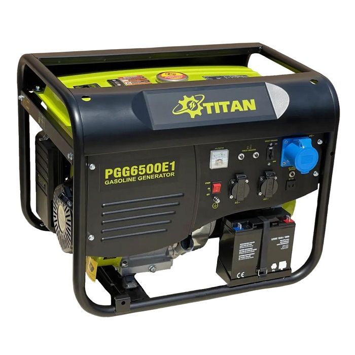Генератор бензиновый 5.5 кВт TITAN PGG6500E1