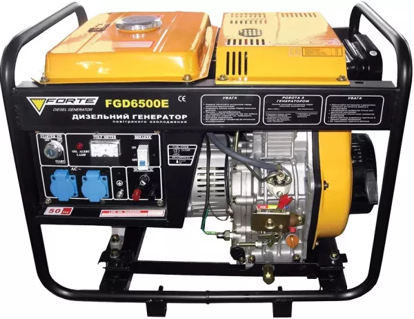 Генератор дизельний 4.8 кВт Forte FGD6500Е