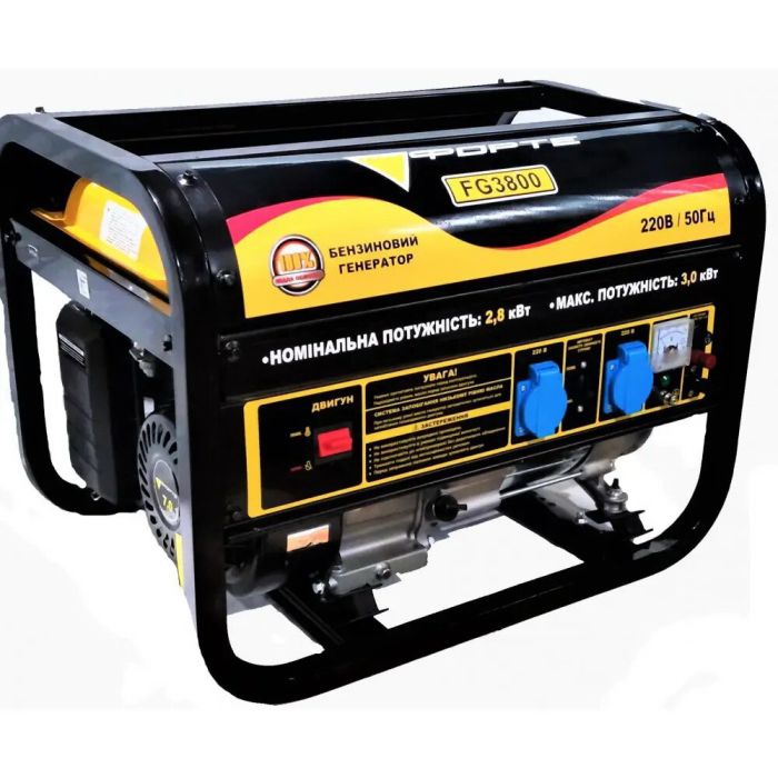 Генератор бензиновий 3 кВт FORTE FG3800