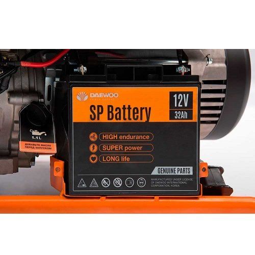 Генератор бензиновый 6.5 кВт DAEWOO GDA-7500E
