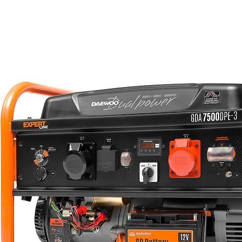 Генератор бензиновый 6.5 кВт DAEWOO GDA-7500DPE-3