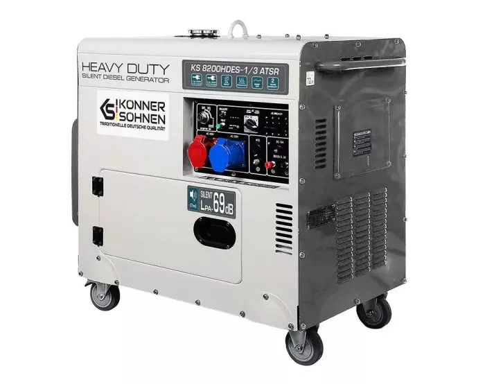 Генератор дизельный 6.5 кВт Германия KS 8200HDES-1/3 ATSR