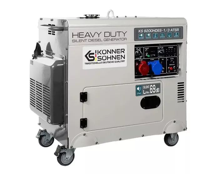 Генератор дизельный 7.5 кВт Германия KS 9200HDES-1/3 ATSR (EURO V)