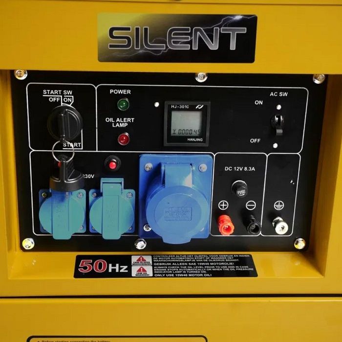 Генератор дизельний 5.5 кВт Valkenpower DG6500SE
