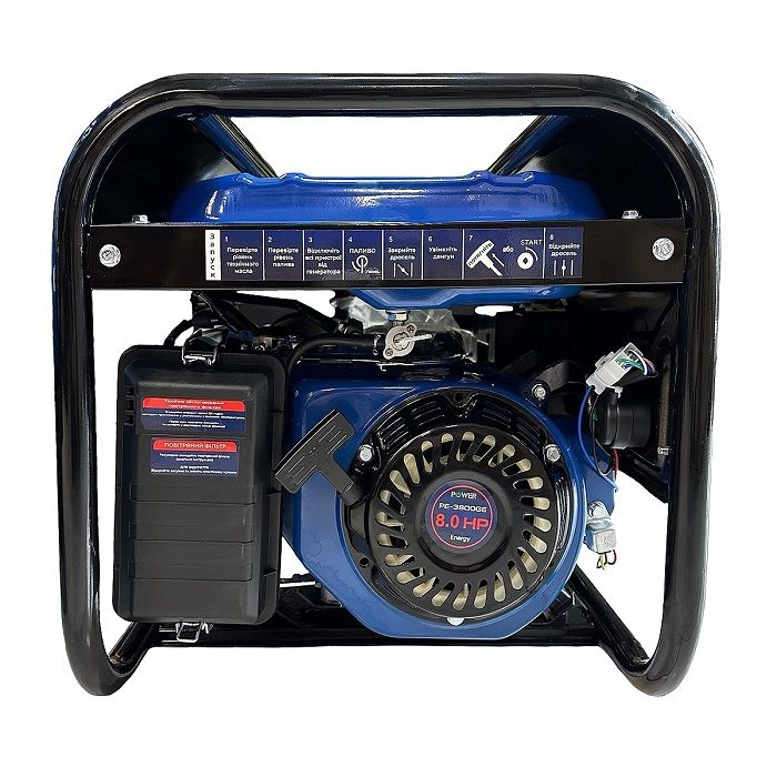 Генератор бензиновий 3.8 кВт PROFI-TEC PE-3800GE