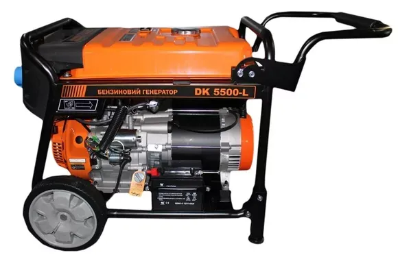 Генератор бензиновый 5.5 кВт GTM DK5500-L