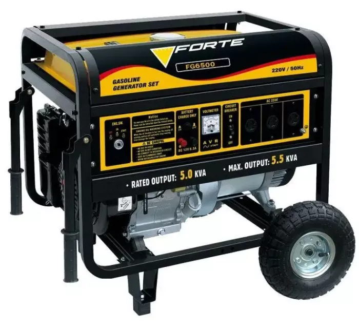 Генератор бензиновый 5.5 кВТ Forte FG6500