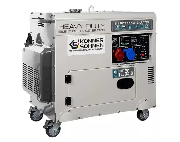 Генератор дизельный 6.5 кВт Германия KS 8200HDES-1/3 ATSR