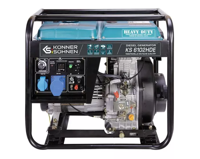 Генератор дизельный 5.5 кВт Германия KS 6102HDE (EURO II)