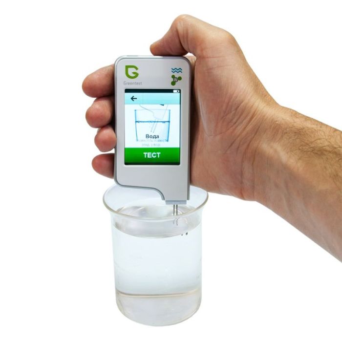Нітрат-тестер і вимірювач жорсткості води Greentest 3 + риба