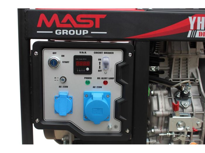 Генератор дизельный 8,5 кВт Mast Group YH11000A с газовой плиткой Orcamp CK-505 и обогревателем Gardyer HE2000