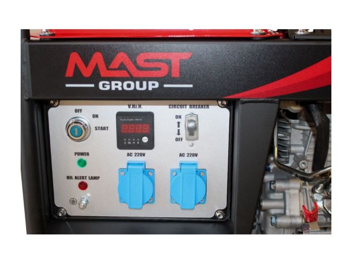 Генератор дизельный 3 кВт Mast Group YH4000AE с газовой плиткой Orcamp CK-505 и обогревателем Gardyer HE2000