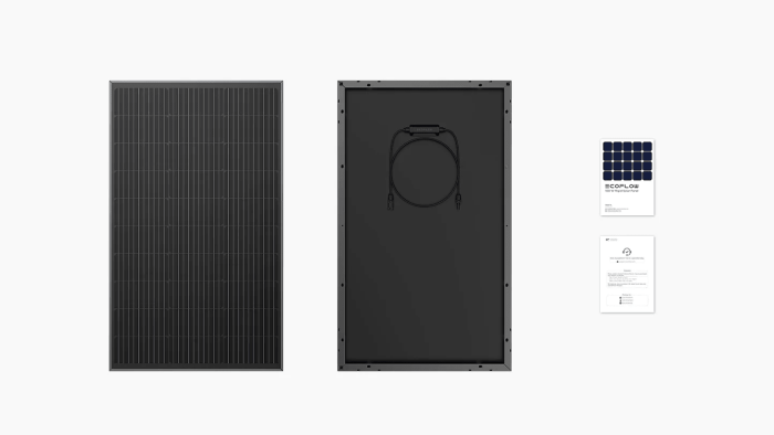 Набір стаціонарних сонячних панелей EcoFlow 2*400 Solar Panel