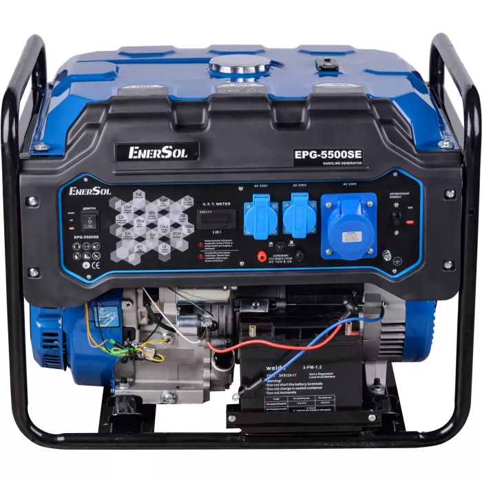 Генератор бензиновий 5.5 кВт EnerSol EPG-5500SE