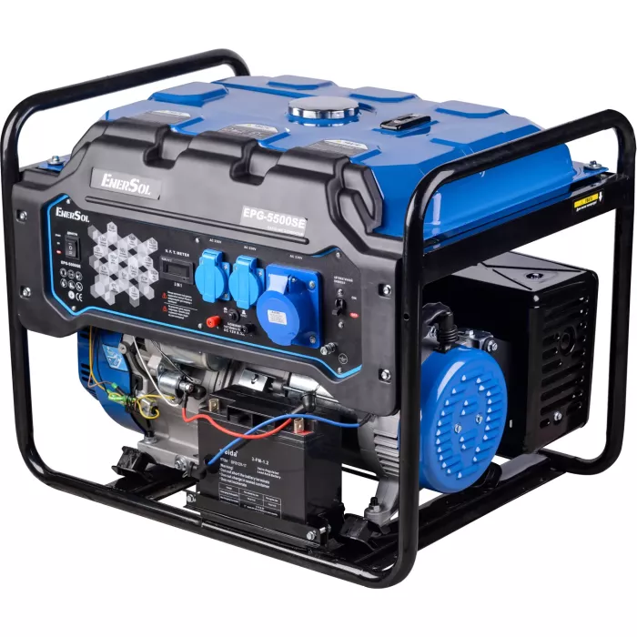 Генератор бензиновий 5.5 кВт EnerSol EPG-5500SE