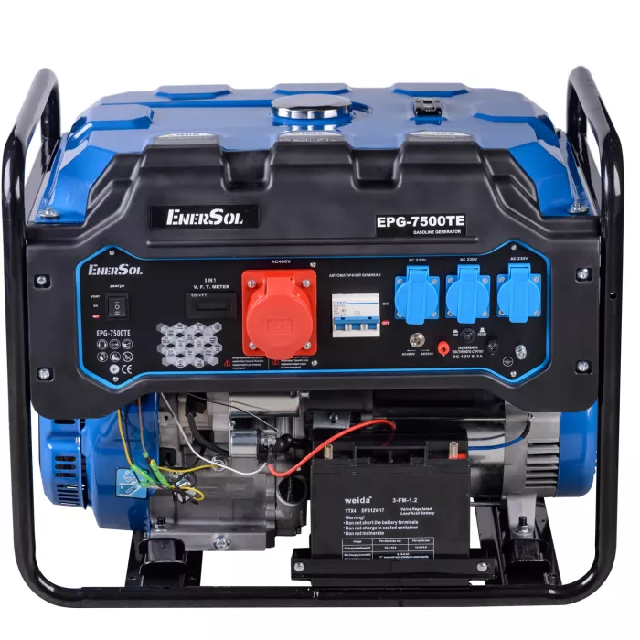 Генератор бензиновий 7.5 кВт EnerSol EPG-7500TE