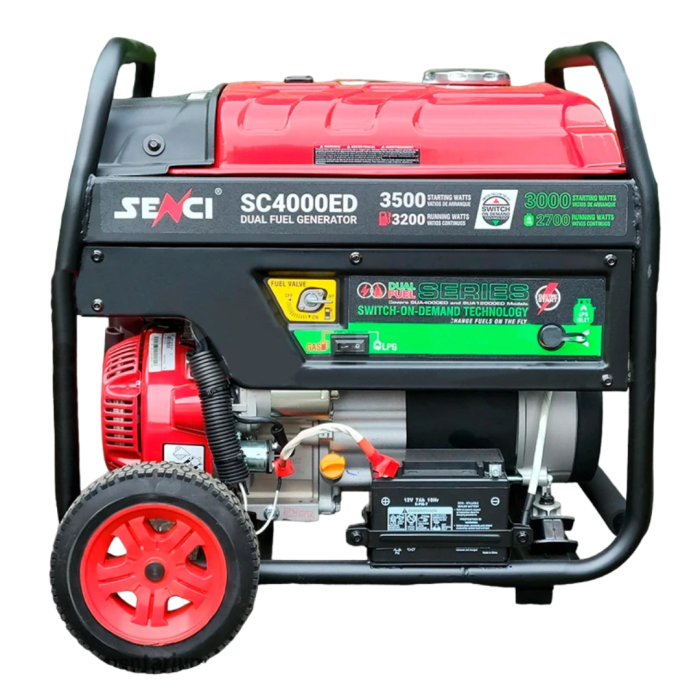 Генератор газобензиновий 3.5 кВт SC4000ED Senci