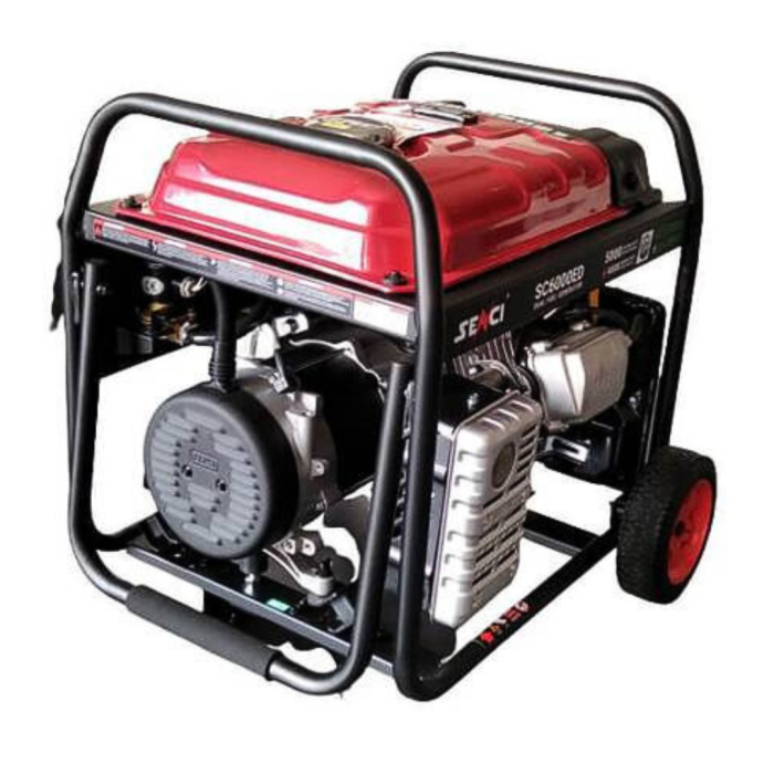 Генератор газобензиновий 5 кВт SC6000ED Senci