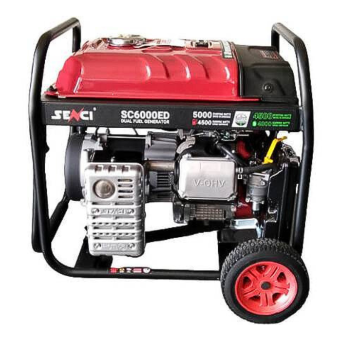 Генератор газобензиновий 5 кВт SC6000ED Senci