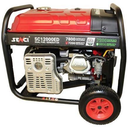 Генератор газобензиновий 7.8 кВт Senci SC12000ED