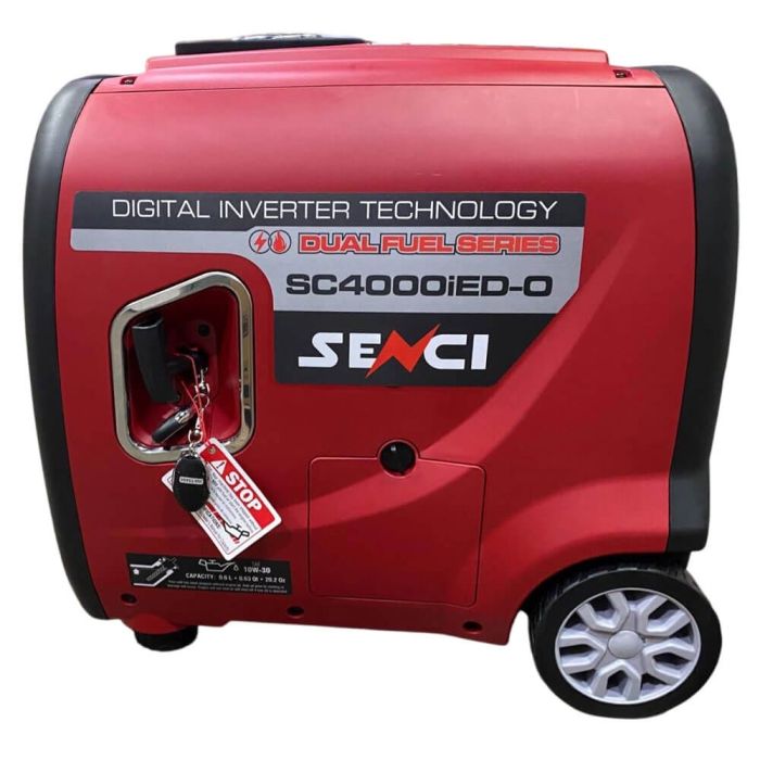Генератор інверторний двопаливний 3.8 кВт Senci SC4000iED-O