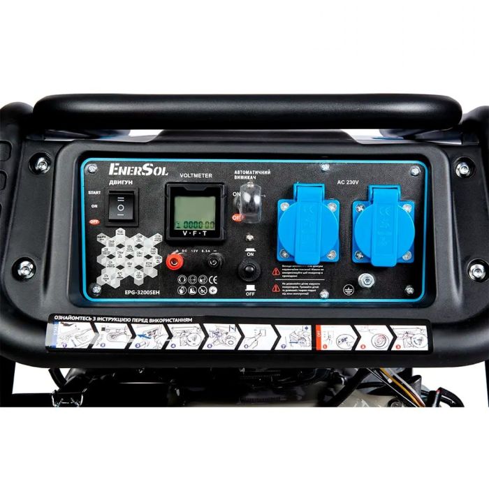 Генератор бензиновый 3.2 кВт EnerSol EPG-3200SEH