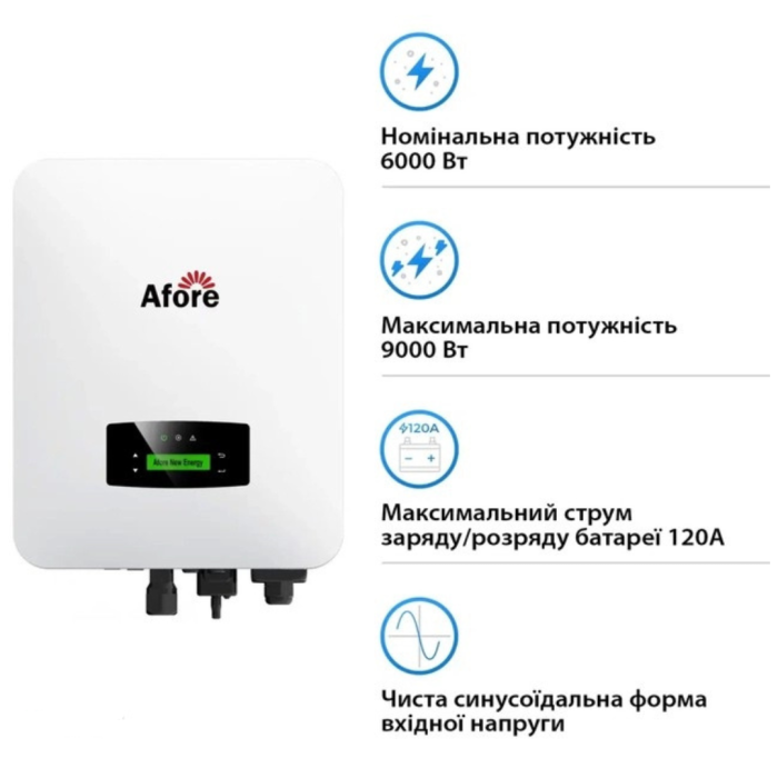 Инвертор гибридный Aforе AF6K-SLP