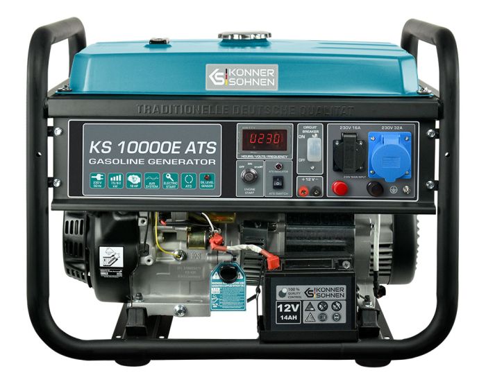 Генератор бензиновий 8 кВт Німеччина KS 10000E ATS