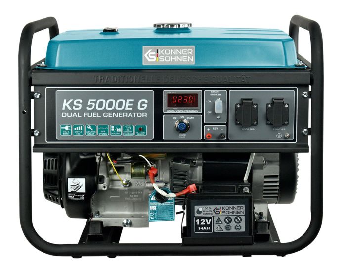 Генератор газобензиновий 4.5 кВт Німеччина KS 5000E G