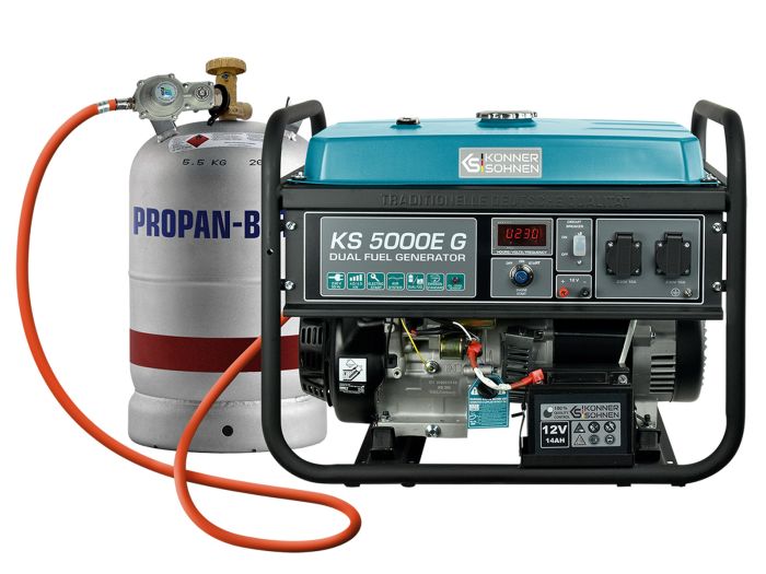 Генератор газобензиновий 4.5 кВт Німеччина KS 5000E G