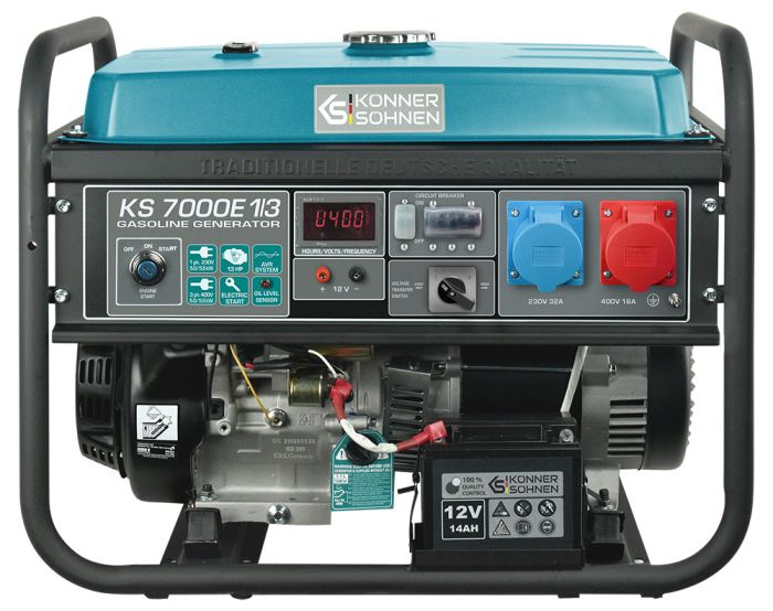 Бензиновый генератор 5.5 кВт Германия KS 7000E 1/3