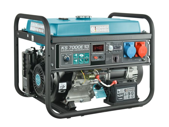 Бензиновый генератор 5.5 кВт Германия KS 7000E 1/3