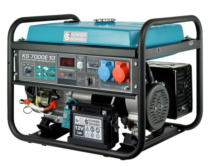 Бензиновый генератор 5.5 кВт Германия KS 7000E 1/3