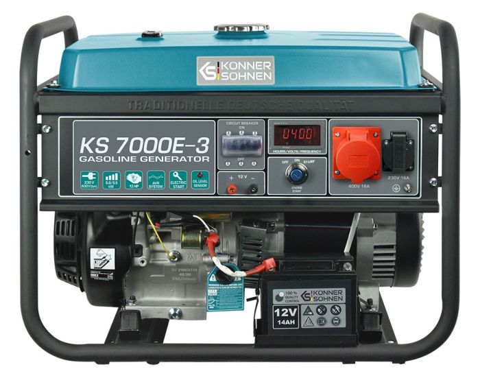 Генератор бензиновий 5.5 кВт Німеччина KS 7000E-3