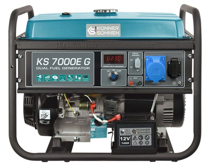 Генератор газобензиновий 5.5 кВт Німеччина KS 7000E G