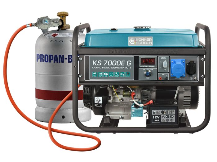 Генератор газобензиновий 5.5 кВт Німеччина KS 7000E G