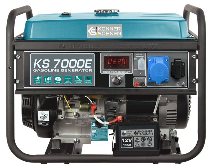 Генератор бензиновый 5.5 кВт Германия KS 7000E