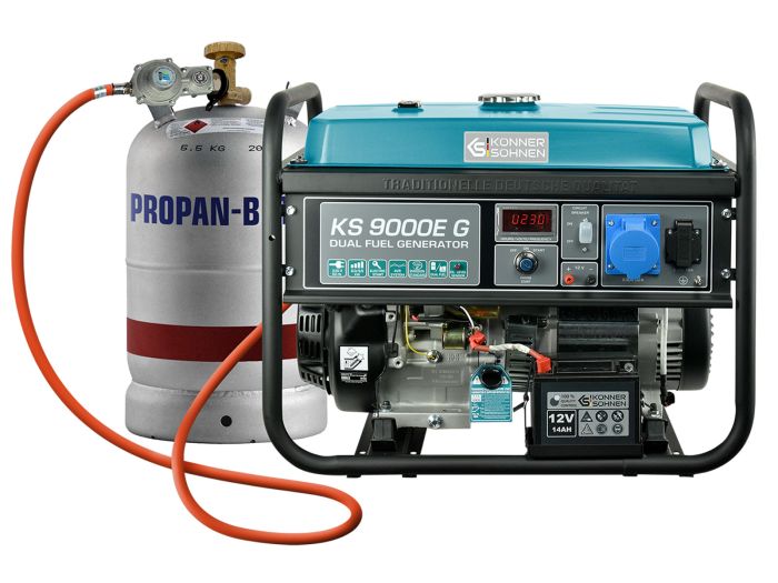 Генератор газобензиновий 6.5 кВт Німеччина KS 9000E G