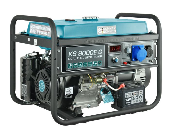 Генератор газобензиновий 6.5 кВт Німеччина KS 9000E G