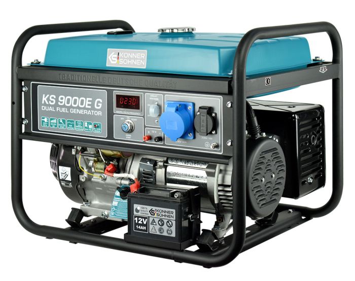 Генератор газобензиновий 6.5 кВт Німеччина KS 9000E G