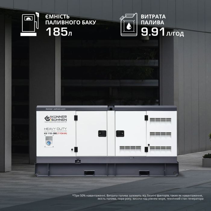 Электростанция дизельная трехфазная 110 кВА KS 110-3BE