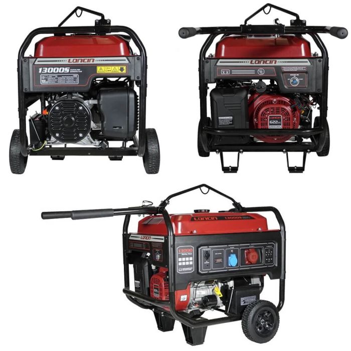 Генератор бензиновий 10 кВт Loncin LC13000S